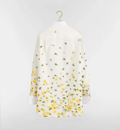 Dior Blouse With Plastron In White