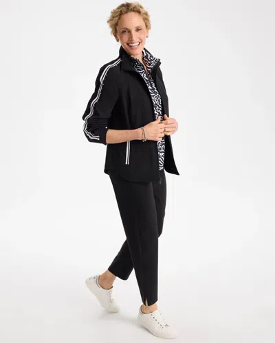 Chico's Stud Trim Jacket In Black In Black
