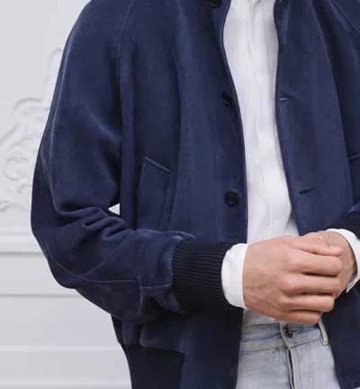 Dior Harrington Jacket In Blue