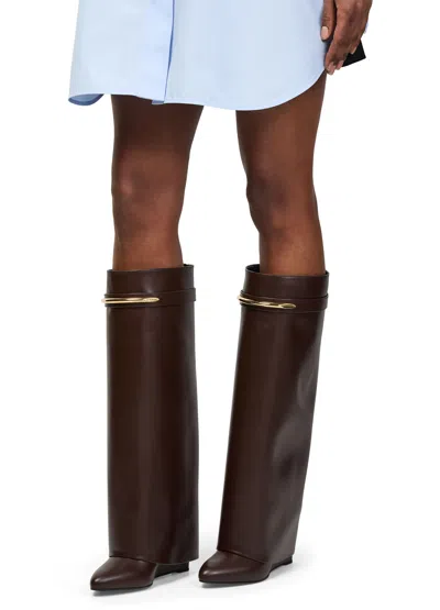 Givenchy Pointed-toe Knee-high Boots In Multi