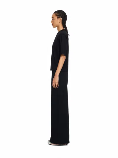 Off-white Statement Boxy Tee In Black-white