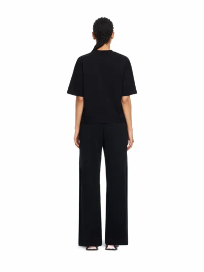 Off-white Statement Boxy Tee In Black-white