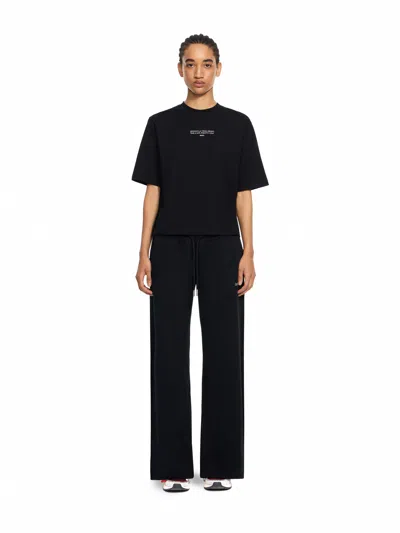 Off-white Statement Boxy Tee In Black-white
