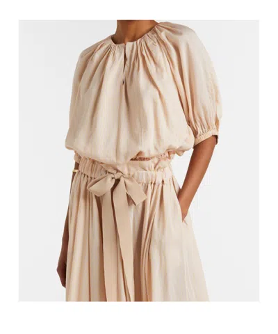 Patou Striped-pattern Top In Nude