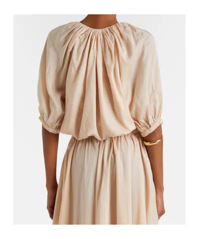 Patou Striped-pattern Top In Nude