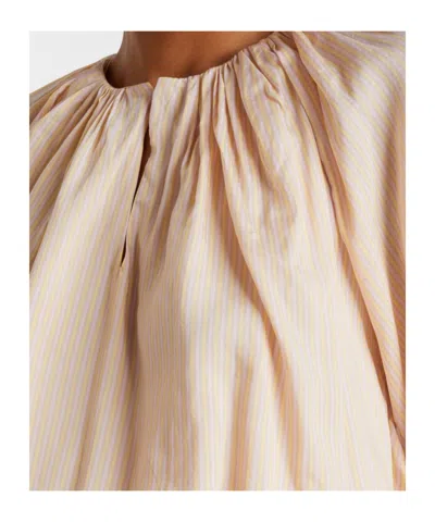 Patou Striped-pattern Top In Nude
