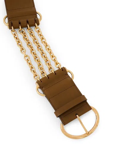 Chloé Camera Belt In Brown