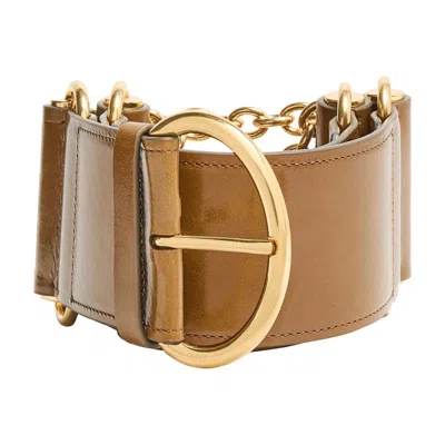 Chloé Camera Belt In Brown