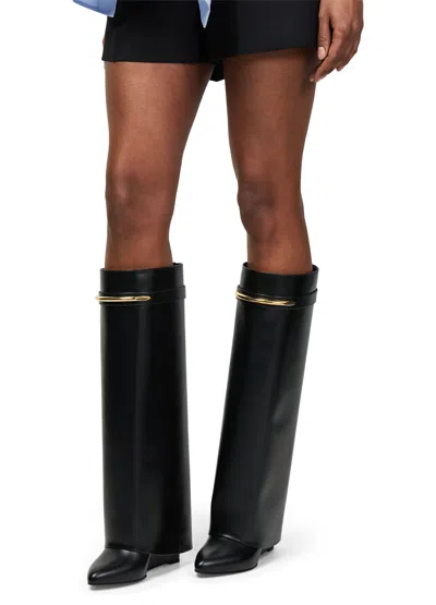 Givenchy Pointed-toe Knee-high Boots In Black