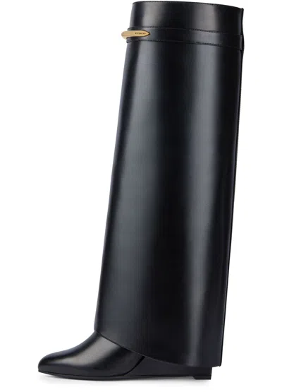 Givenchy Pointed-toe Knee-high Boots In Black
