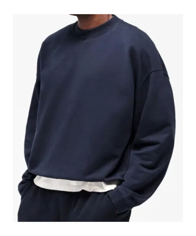 Represent Initial Boxy Sweater In Midnight Blue