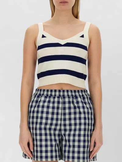 Baum Und Pferdgarten Celly Top Checked And Striped Pattern In Multi