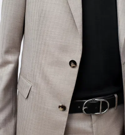 Dior Single-breasted Jacket In Gray