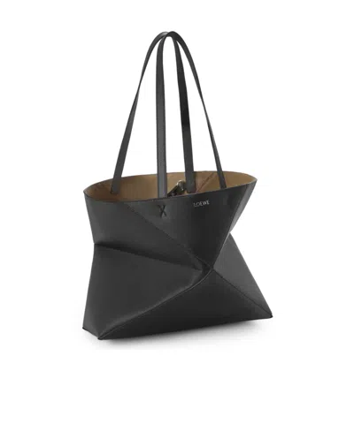 Loewe Medium-sized Horizontally Folding Handbag In Burgundy