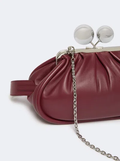 Weekend Max Mara Medium-sized Pasticcino Shoulder Bag In Ruby Colour