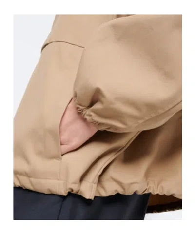 Rohe Hooded Oversized Jacket In Brown