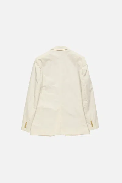 Acne Studios Single-breasted Suit Jacket In White