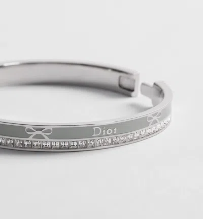 Dior Night Code Bangle In Silver
