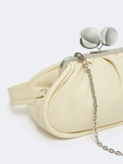 Weekend Max Mara Pasticcino Medium Shoulder Bag In Ivory White