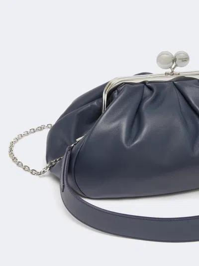 Weekend Max Mara Medium-sized Pasticcino Shoulder Bag In Ultramarine Blue