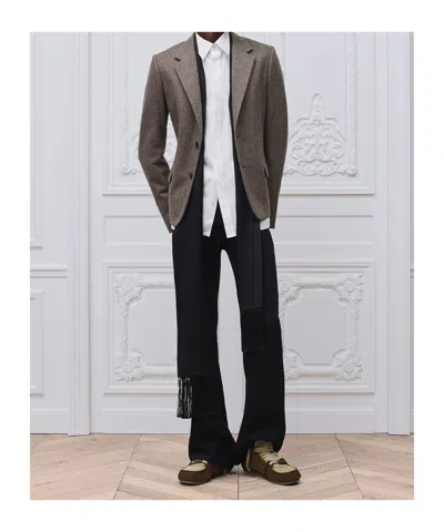 Dior Single-breasted Jacket In Brown