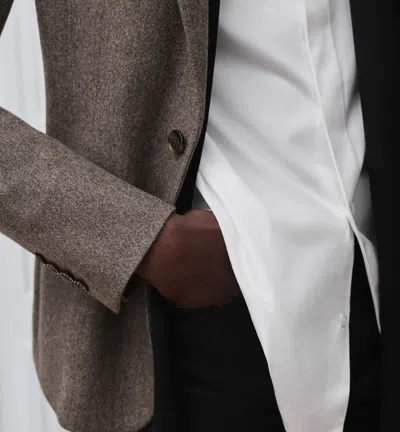 Dior Single-breasted Jacket In Brown