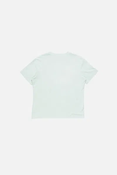 Acne Studios Distressed Logo T-shirt In Green