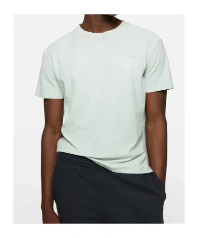 Acne Studios Distressed Logo T-shirt In Green
