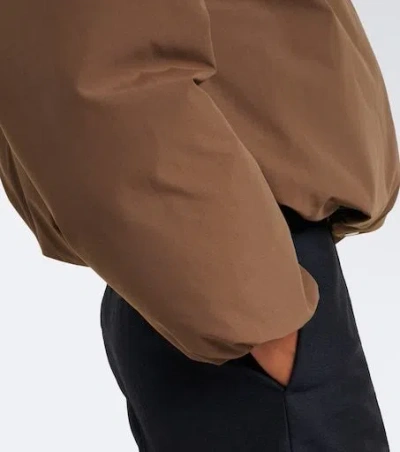 Jil Sander Techincal Down Jacket In Brown