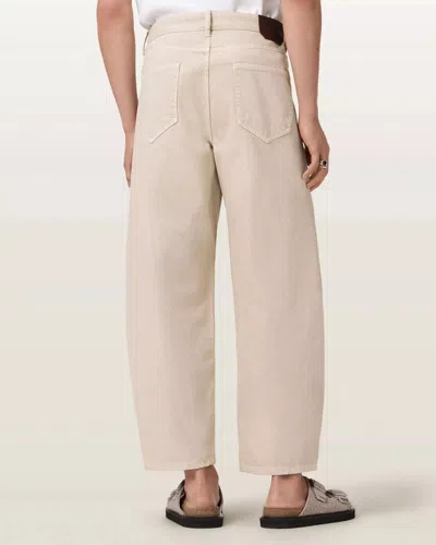 Allsaints Belt Loop Jeans In Neutral