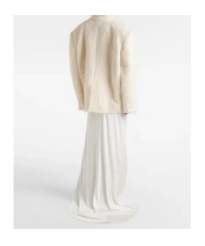 Magda Butrym Alpaca-blend Jacket In White