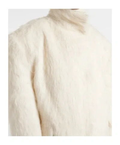Magda Butrym Alpaca-blend Jacket In White