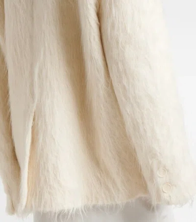 Magda Butrym Alpaca-blend Jacket In White