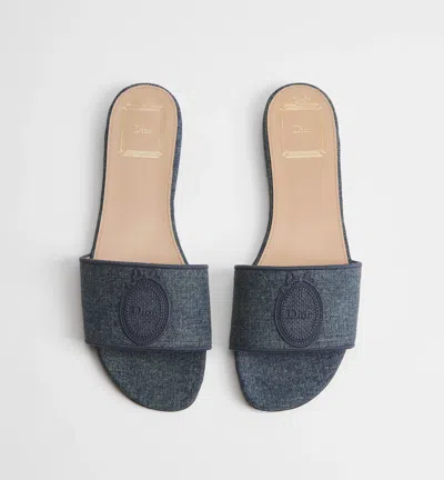 Dior Médaillon Slide In Blue