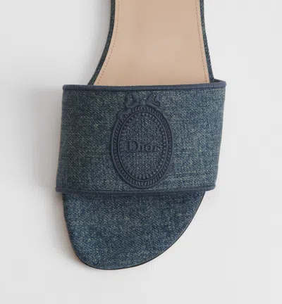 Dior Médaillon Slide In Blue
