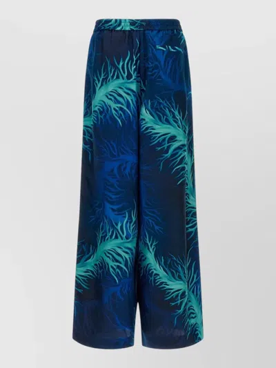 F.r.s For Restless Sleepers Wide Leg Pants Featuring Side Pocket In Blue