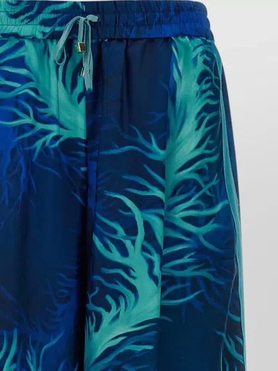 F.r.s For Restless Sleepers Wide Leg Pants Featuring Side Pocket In Blue