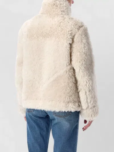 Urbancode Reversible Faux Fur Bomber Jacket In Brown