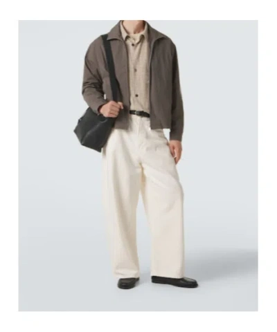 Frame Cotton-blend Jacket In Brown