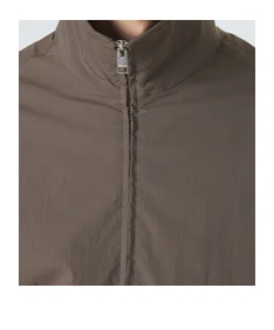 Frame Cotton-blend Jacket In Brown