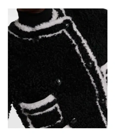 Blancha Shearling Jacket In Black
