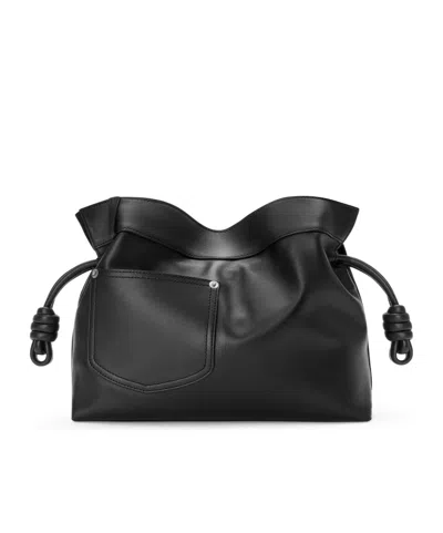 Loewe Panta Medium Shoulder Bag In Black