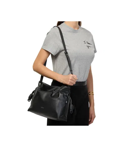 Loewe Panta Medium Shoulder Bag In Black