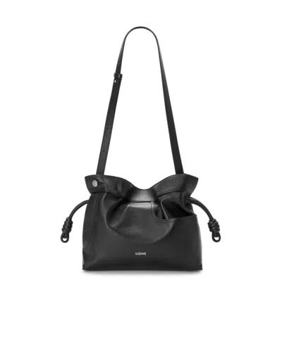 Loewe Panta Medium Shoulder Bag In Black