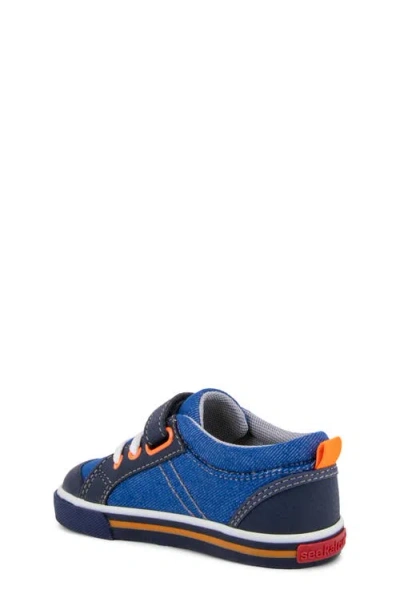 See Kai Run Tanner Sneaker In Blue/bolt