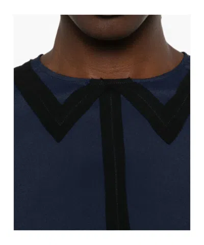 N°21 Silk Blend Top In Blue