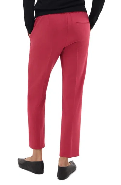 Theory Treeca Pull-on Trousers In Dp Rose