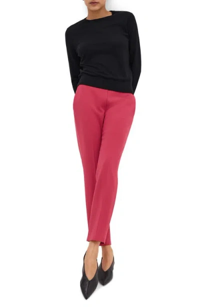 Theory Treeca Pull-on Trousers In Dp Rose