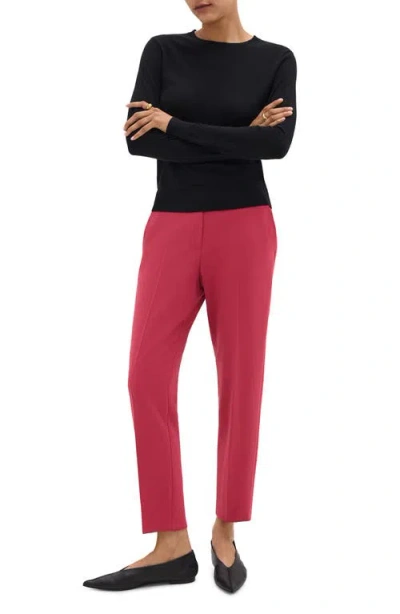 Theory Treeca Pull-on Trousers In Dp Rose
