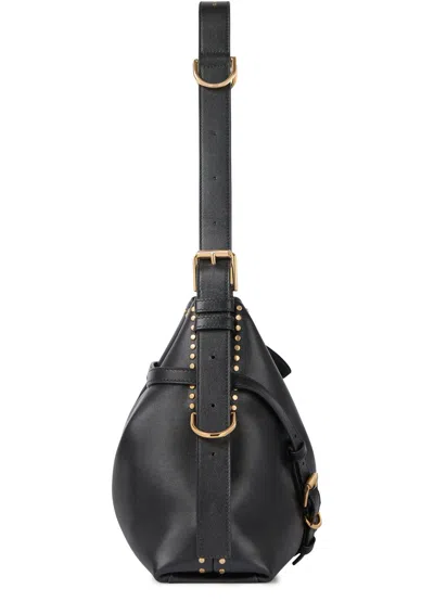 Givenchy Voyou Medium Leather Shoulder Bag In Black